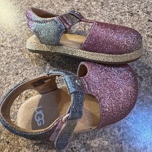 UGG Baby Girl Emmery Rainbow Flat Sandals